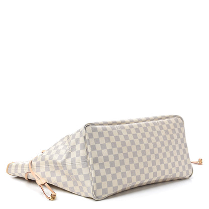 Louis Vuitton Damier Azur Neo Neverfull GM Rose Ballerine 4 of 9