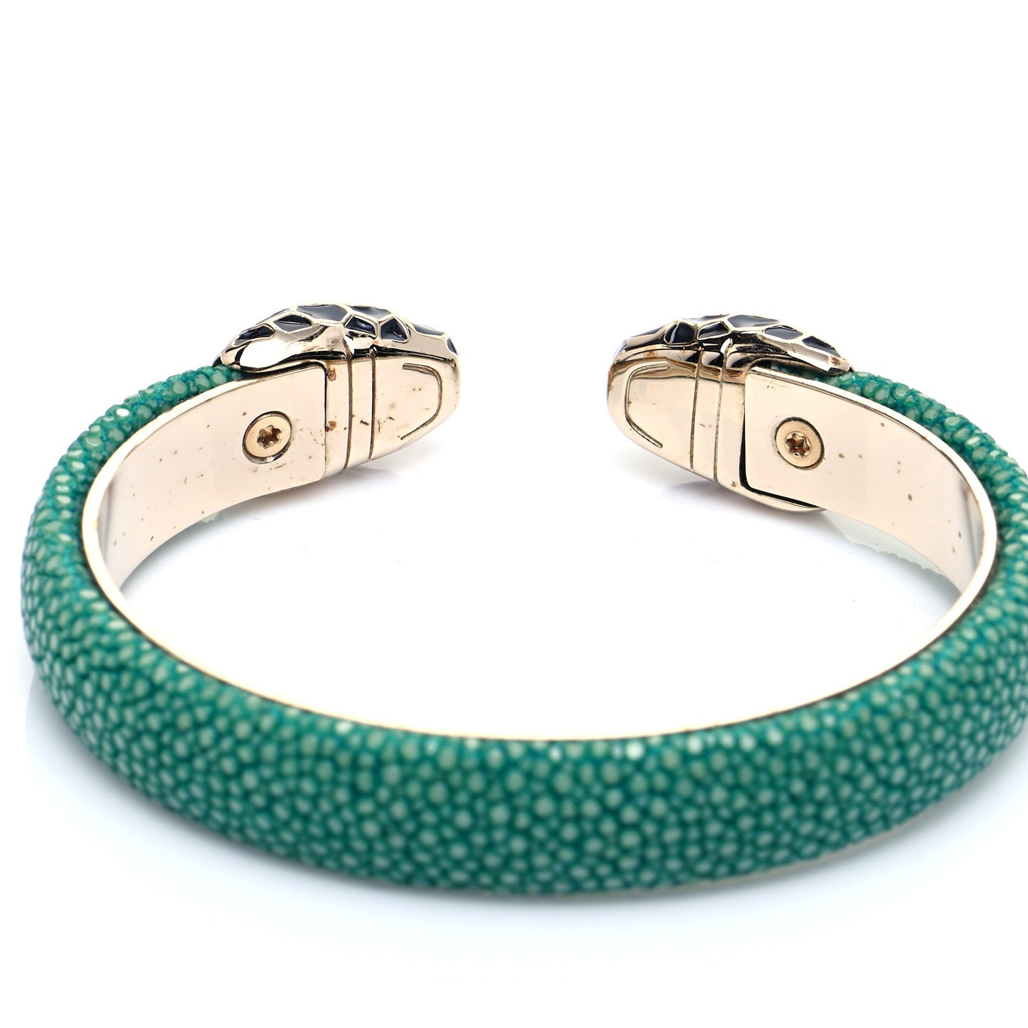 Galuchat Serpenti Forever Bracelet Green