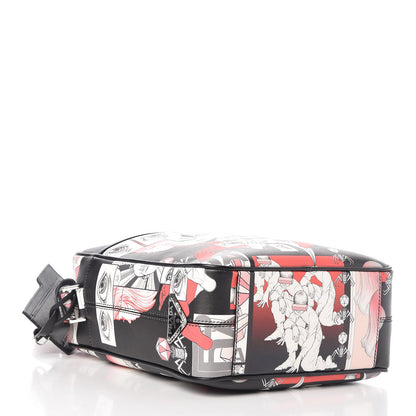 Prada X JAMES JEAN Vitello DNA Flat Messenger Bag Black 4 of 10