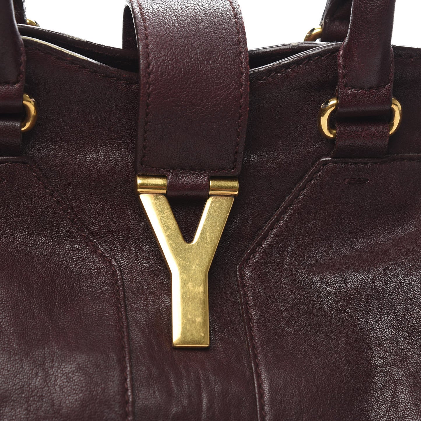 Sheepskin Medium Cabas ChYc Plum