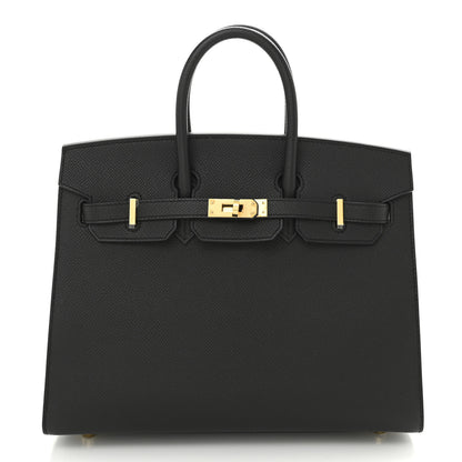 Hermes Epsom Birkin Sellier 25 Black 1 of 11