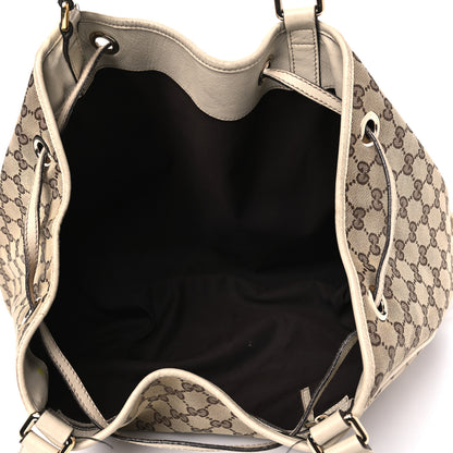 Gucci Monogram Peggy Braided Tote Off White 4 of 22