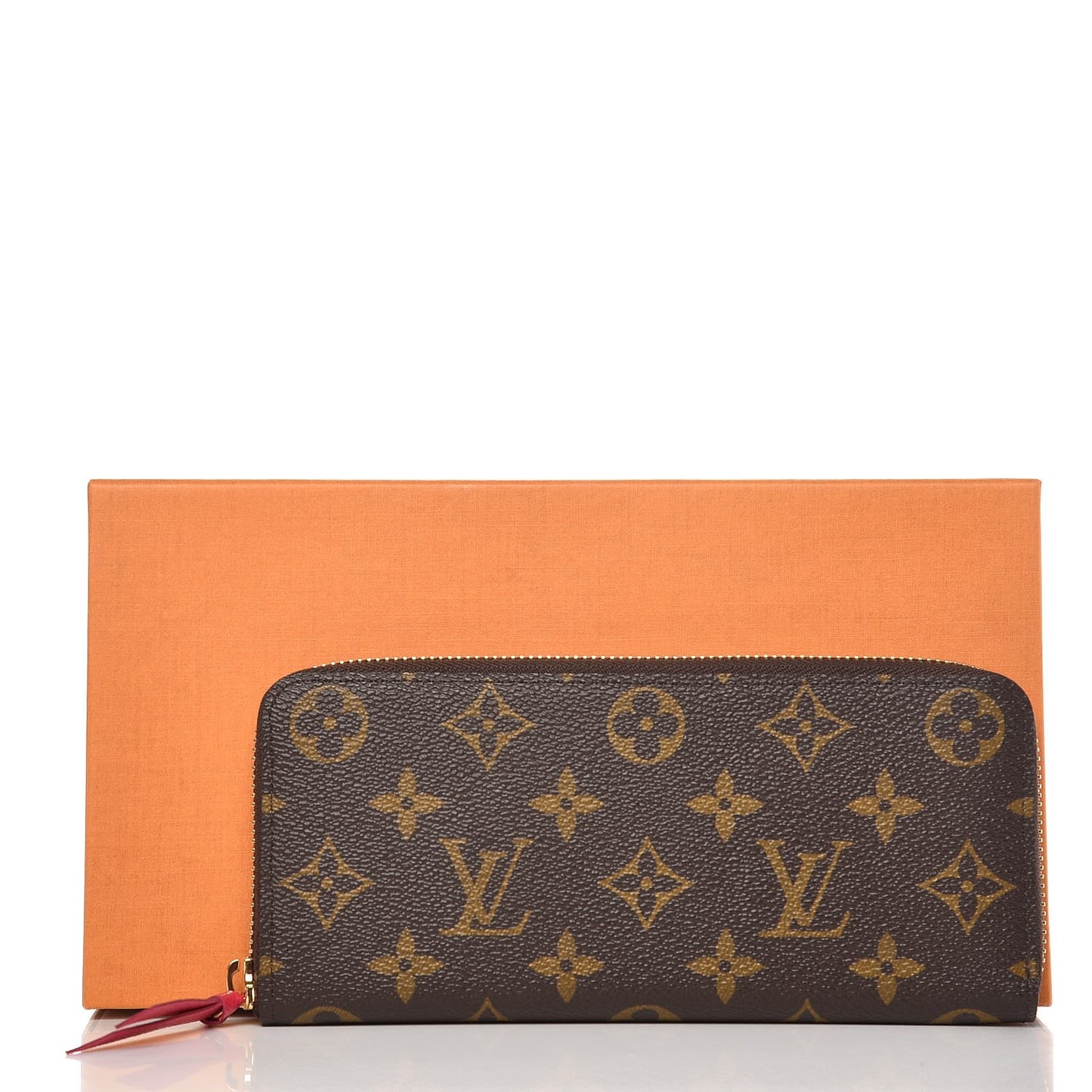 Monogram Clemence Wallet Hot Pink