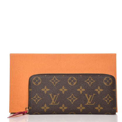 Louis Vuitton Monogram Clemence Wallet Hot Pink 7 of 7