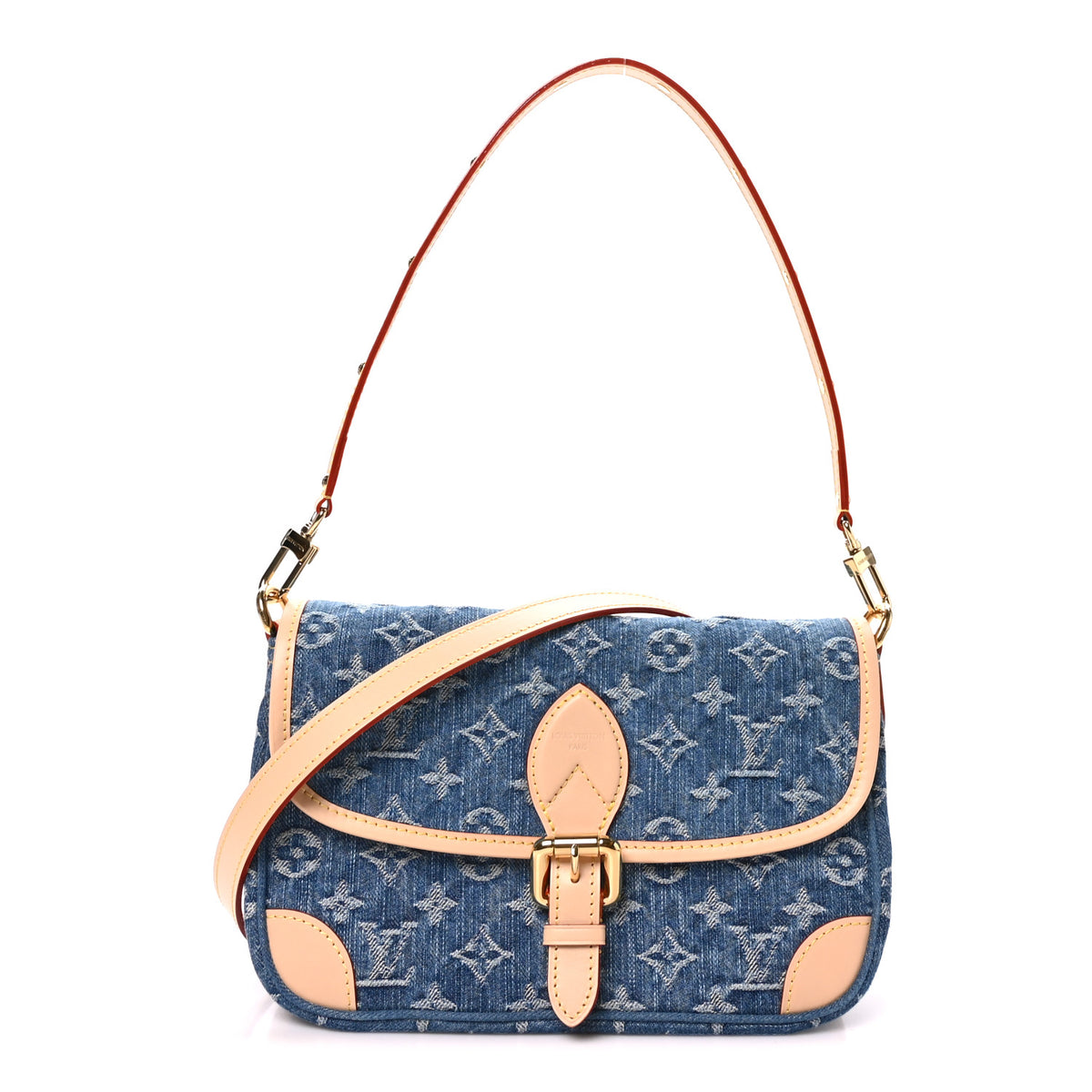 Louis Vuitton Monogram Denim Diane Blue 1 of 10