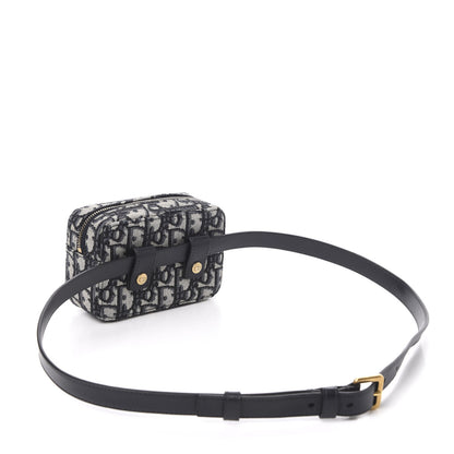 Christian Dior Oblique Belt Pouch Blue 3 of 10