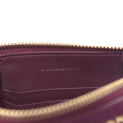 Burberry Suede Fringe Peyton Crossbody Clutch Bag Magenta 6 of 11