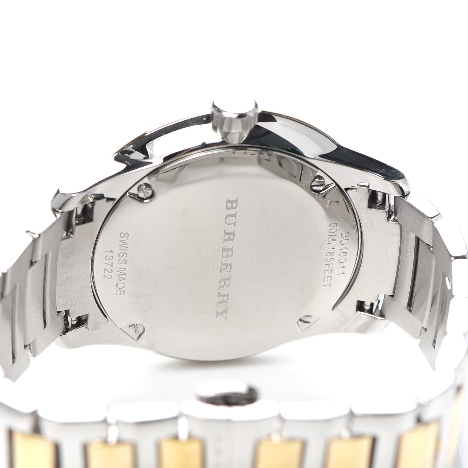 Burberry Stainless Steel 38mm Heritage Quartz Watch Gold BU10011 4 of 5