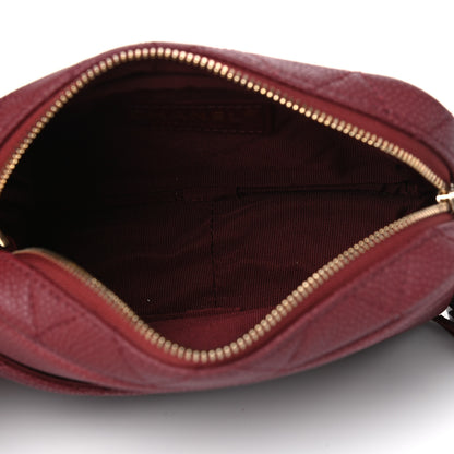 Chanel Caviar Quilted Mini Coco Tassel Camera Case Burgundy 4 of 4
