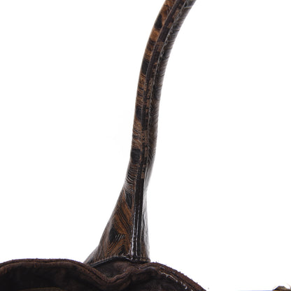 Fendi Zucca Nappa Nuvolata Vitello Tortuga Spy Tobacco Moro 10 of 11