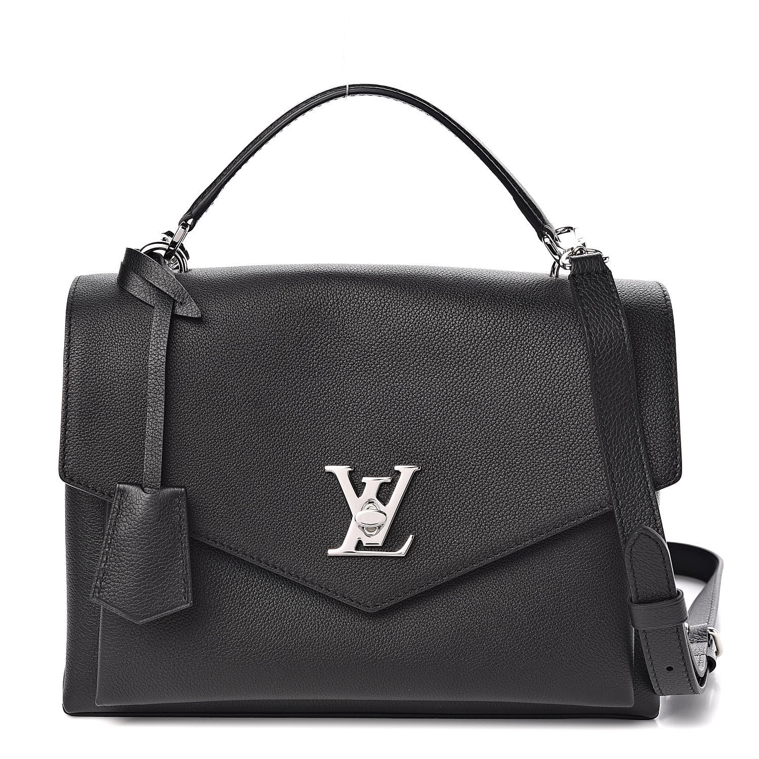 Louis Vuitton Soft Calfskin My Lockme Top Handle Black 1 of 9