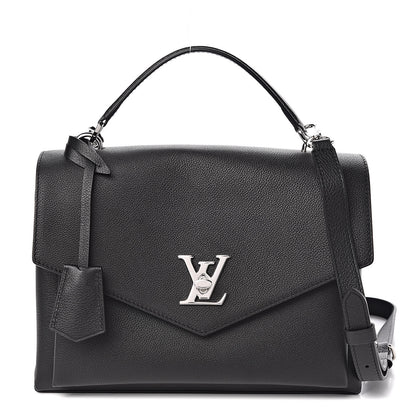 Louis Vuitton Soft Calfskin My Lockme Top Handle Black 1 of 9