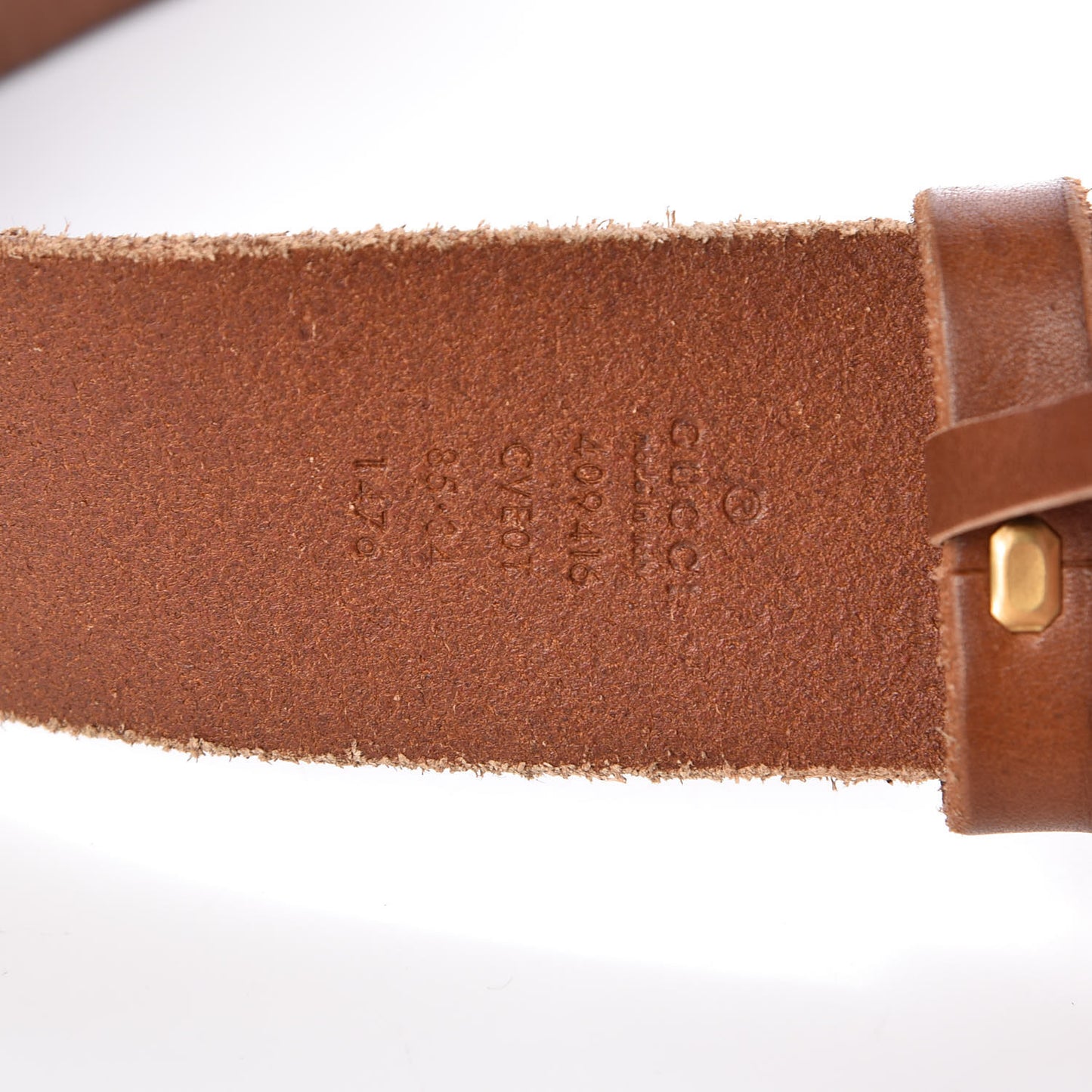 Faded Calfskin Double G 40mm Belt 85 34 Cuir