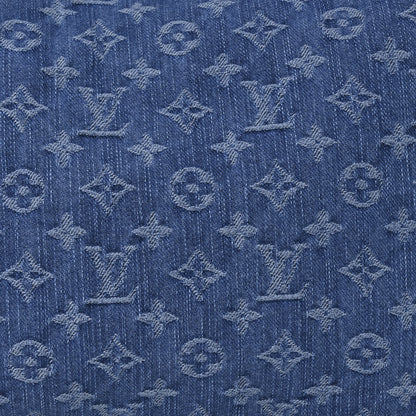 Louis Vuitton Monogram Denim CarryAll MM Blue 20 of 27