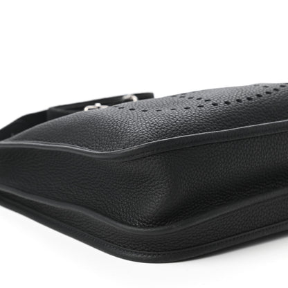 Hermes Taurillon Clemence Evelyne III PM Black 6 of 10