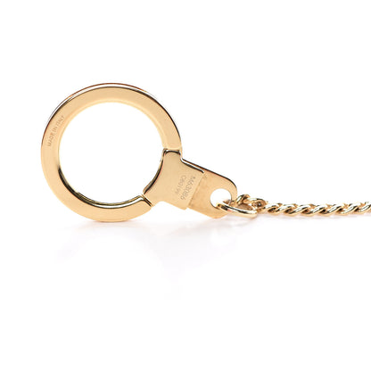 Louis Vuitton Metal Pochette Extender Key Ring Chain Gold 3 of 4