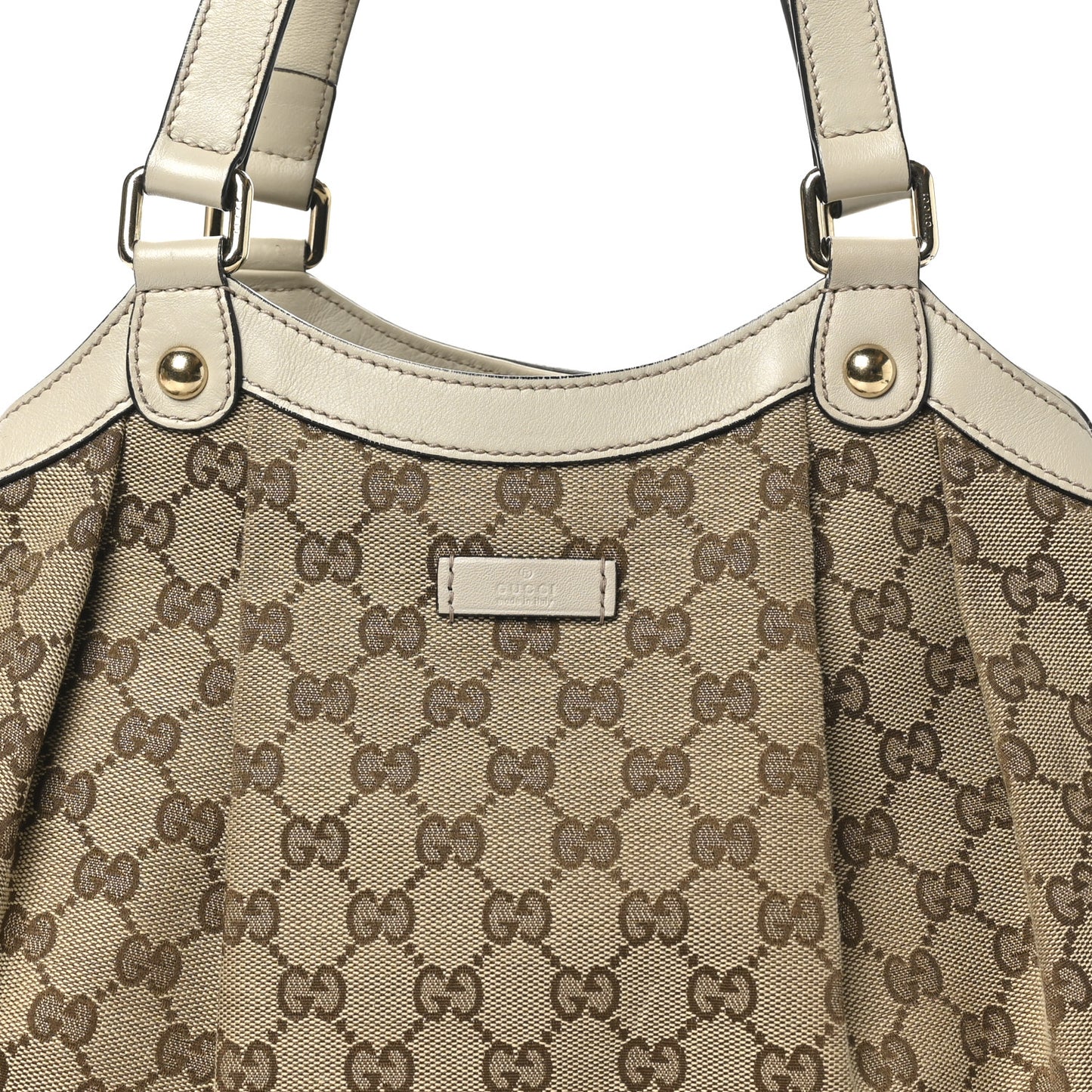 Monogram Shoulder Bag White