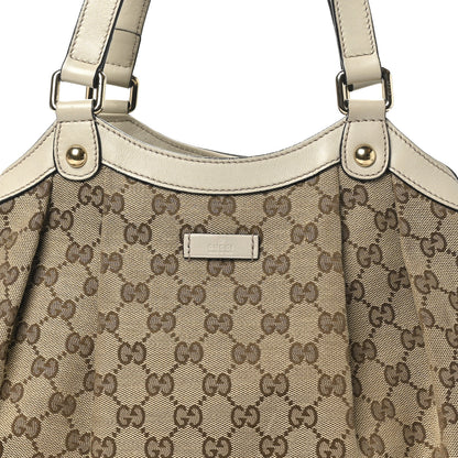 Gucci Monogram Shoulder Bag White 8 of 10