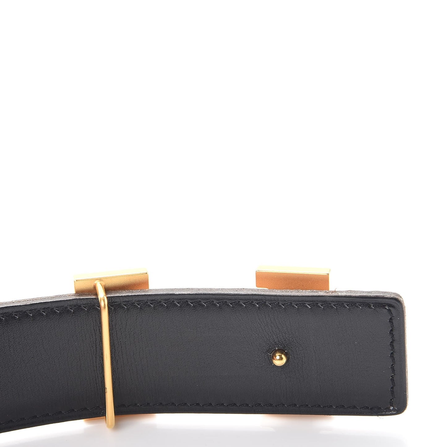 Box Togo 24mm Mini H Belt Black Gold