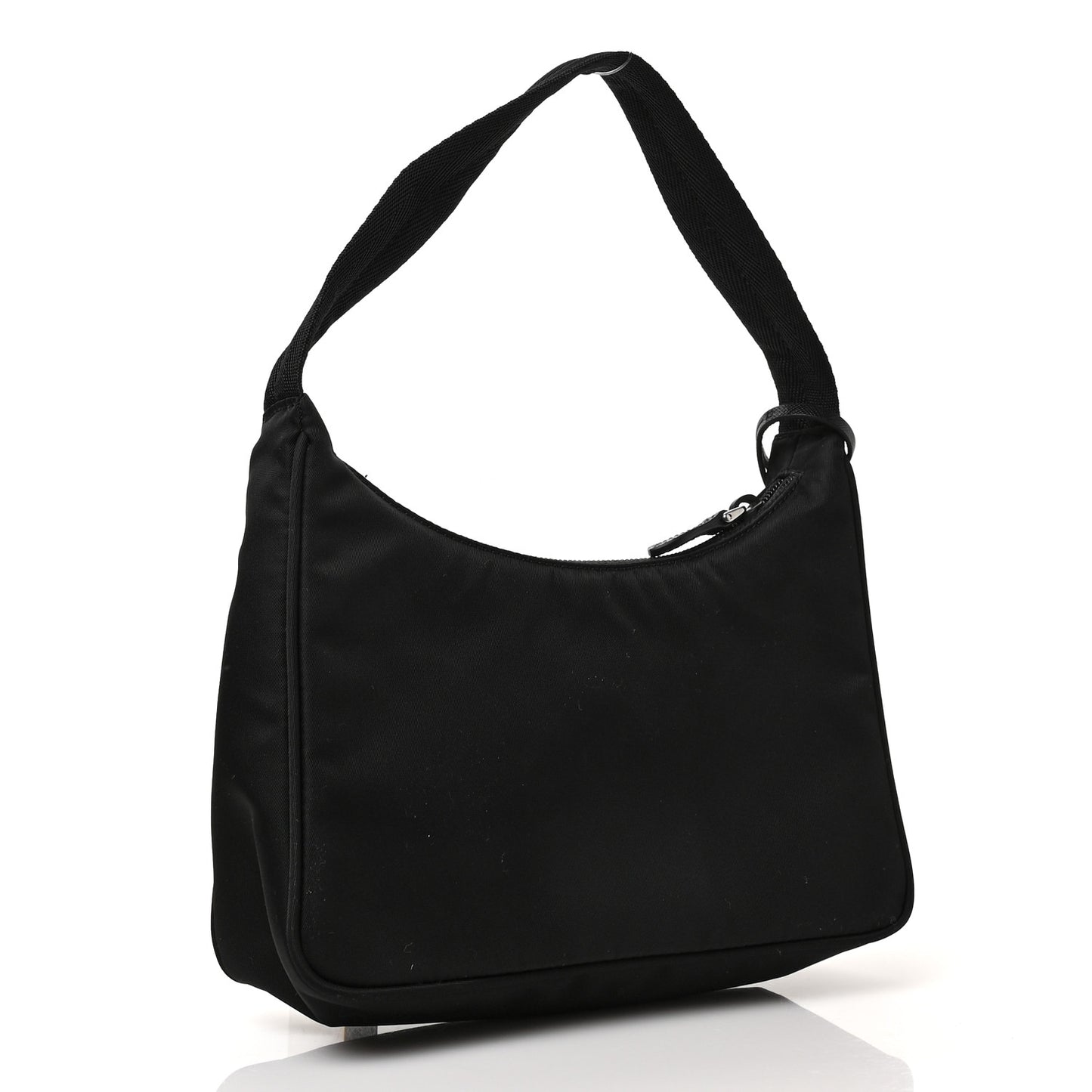 Tessuto Nylon Saffiano Lunar New Year Mini Re-Edition 2000 Bag Black Fuoco