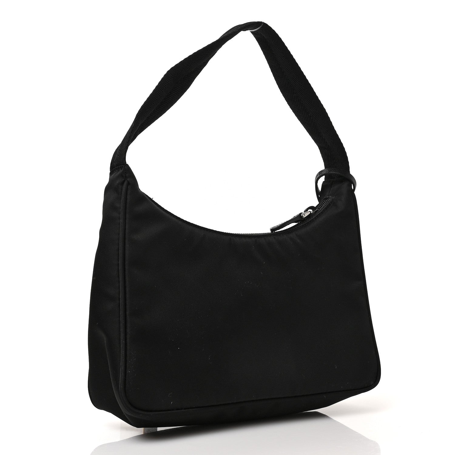 Prada Tessuto Nylon Saffiano Lunar New Year Mini Re-Edition 2000 Bag Black Fuoco 3 of 8