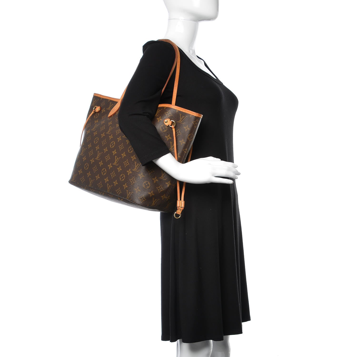 Louis Vuitton Monogram Neverfull MM 2 of 19