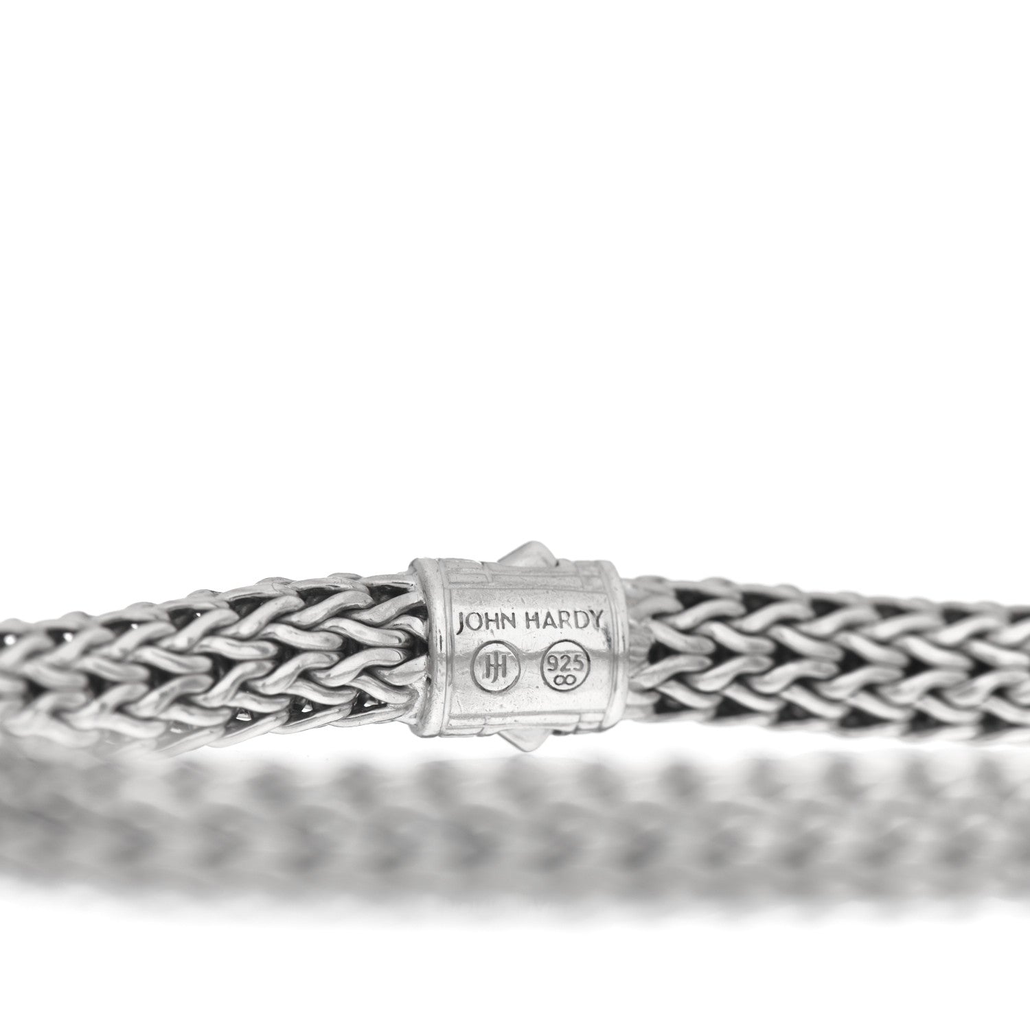 John Hardy Sterling Silver Black Sapphire 7mm Classic Chain Bracelet 4 of 4