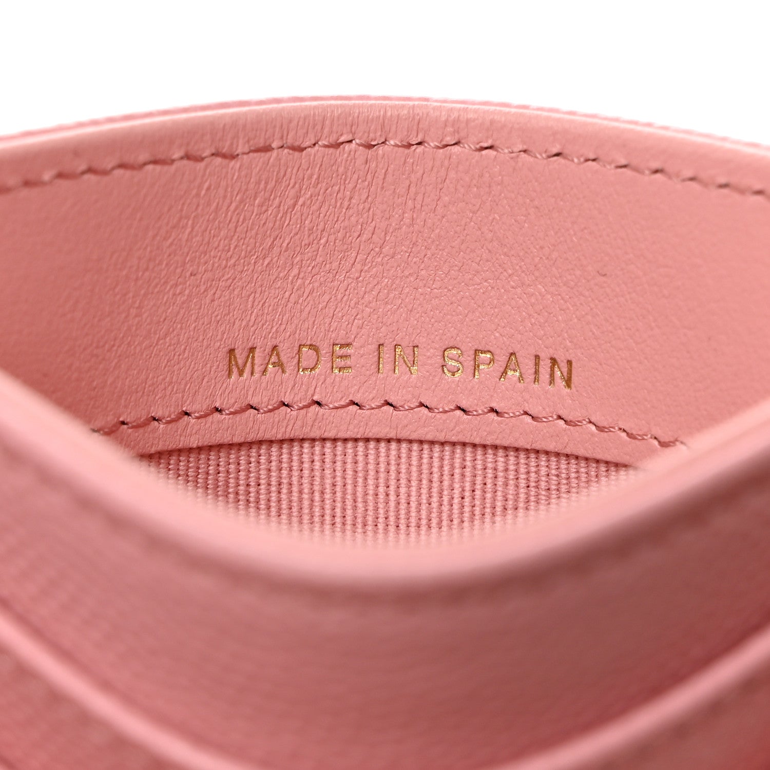 Chanel Caviar Quilted Card Holder Light Pink 7 of 9