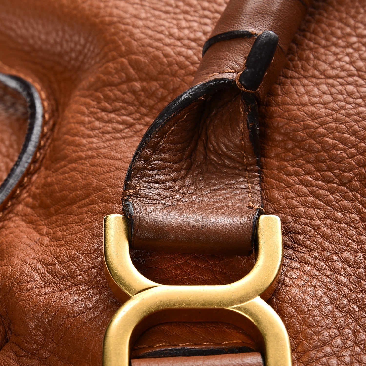 Chloe Calfskin Large Marcie Satchel Tan 18 of 19