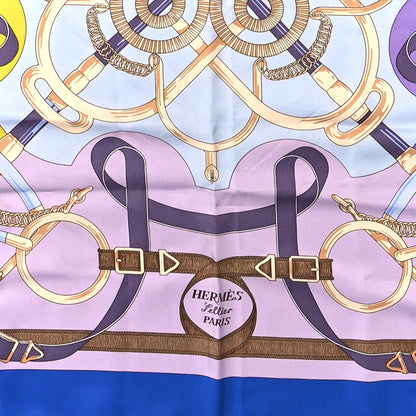 Hermes Silk Eperon D'Or Shawl 140 2 of 3