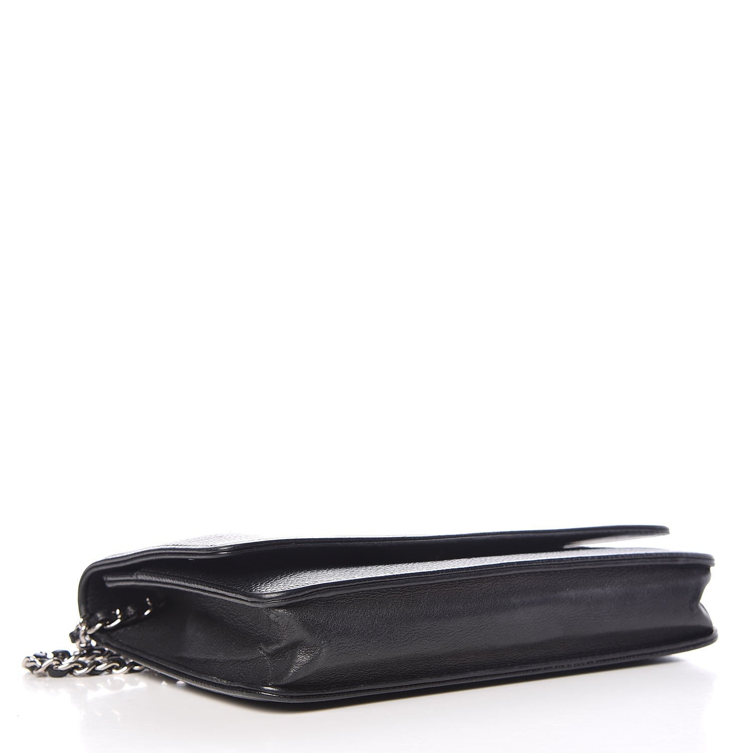 Chanel Caviar Timeless CC Wallet On Chain WOC Black 4 of 14