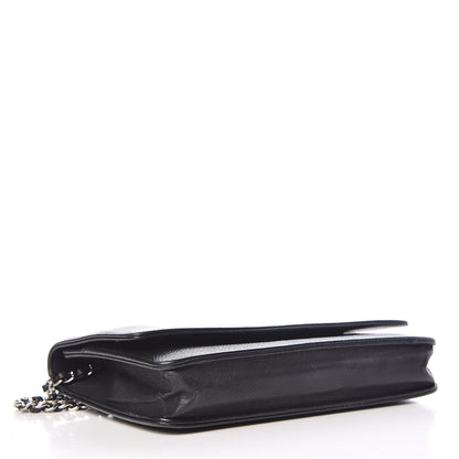 Chanel Caviar Timeless CC Wallet On Chain WOC Black 4 of 14