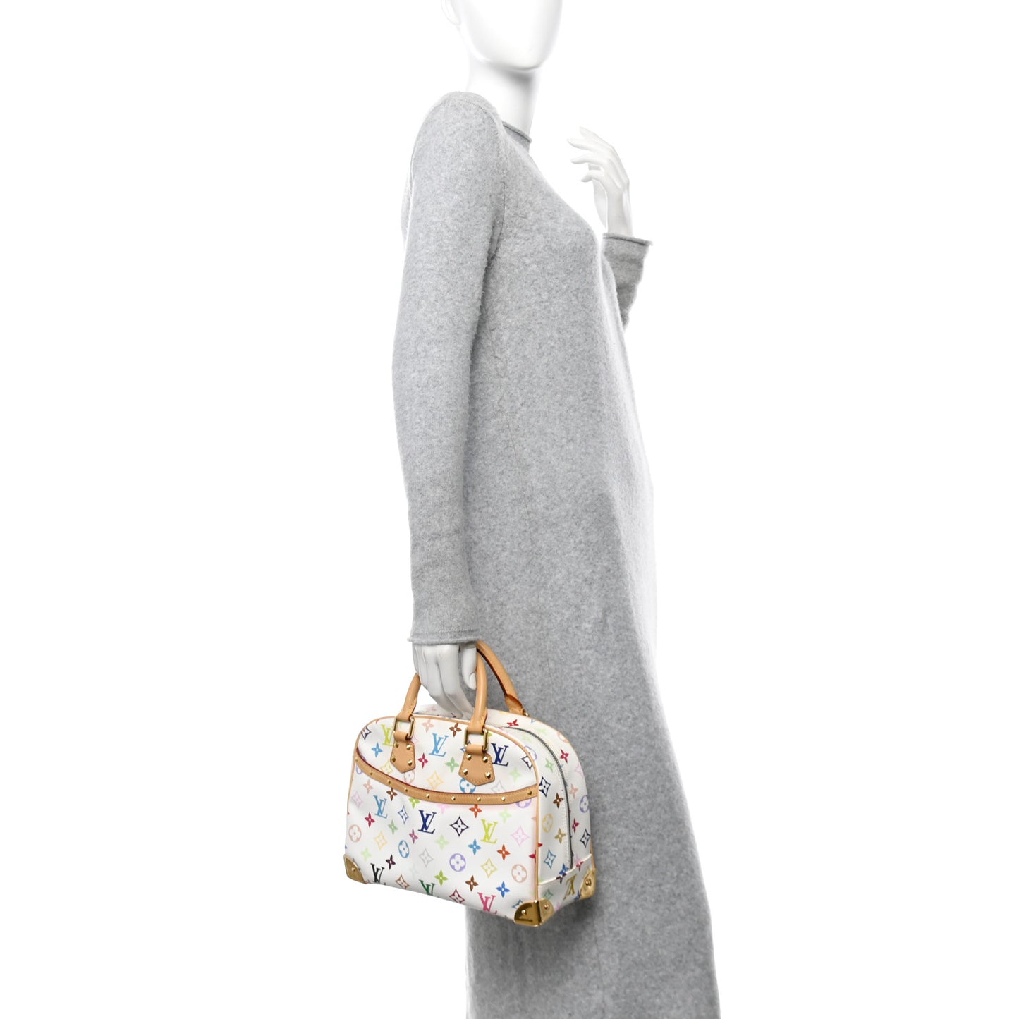 Monogram Multicolor Trouville White