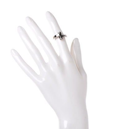 Cartier 18K White Gold Menotte Ring 47 4 2 of 6