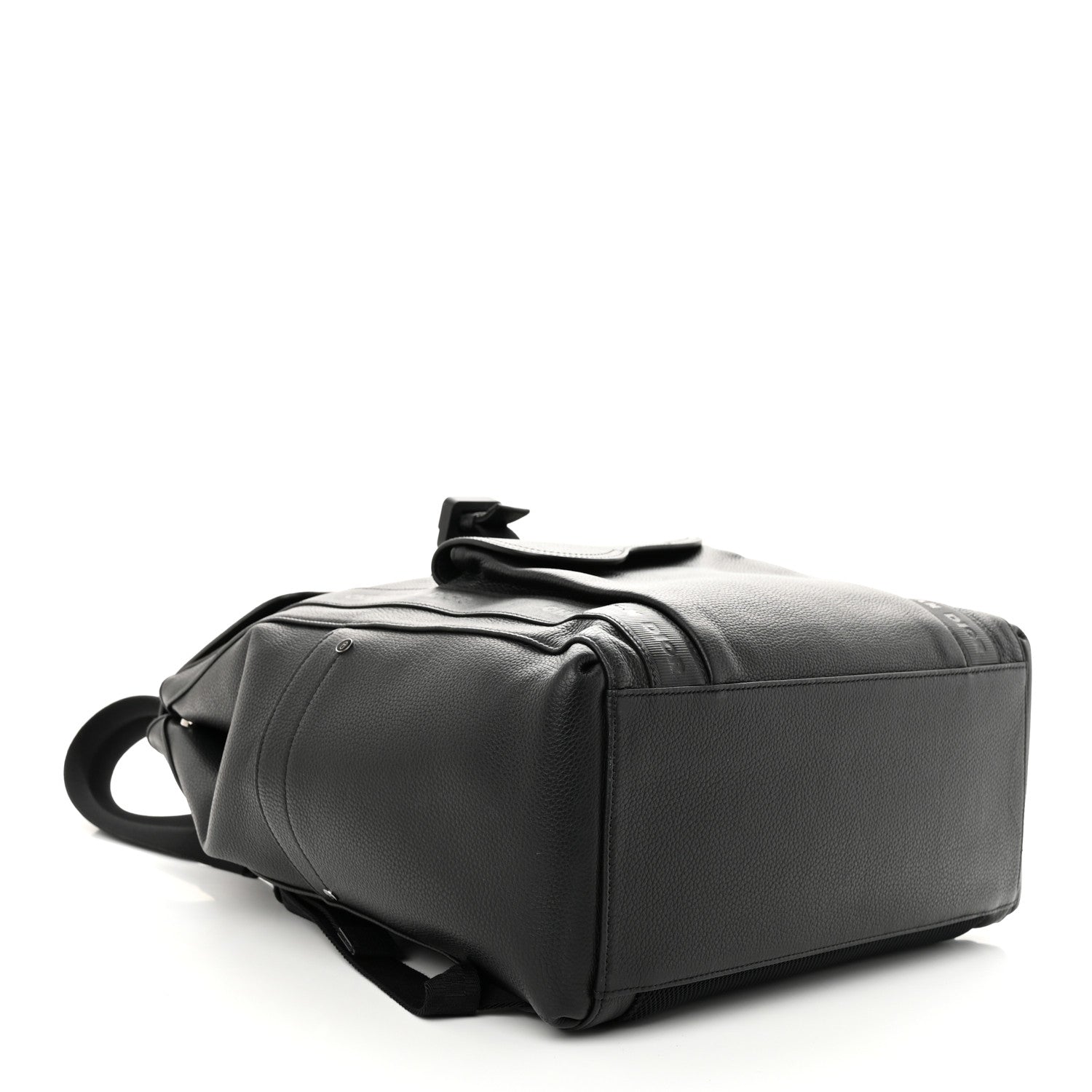Christian Dior Grained Calfskin Saddle Backpack Black 4 of 11