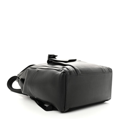 Christian Dior Grained Calfskin Saddle Backpack Black 4 of 11