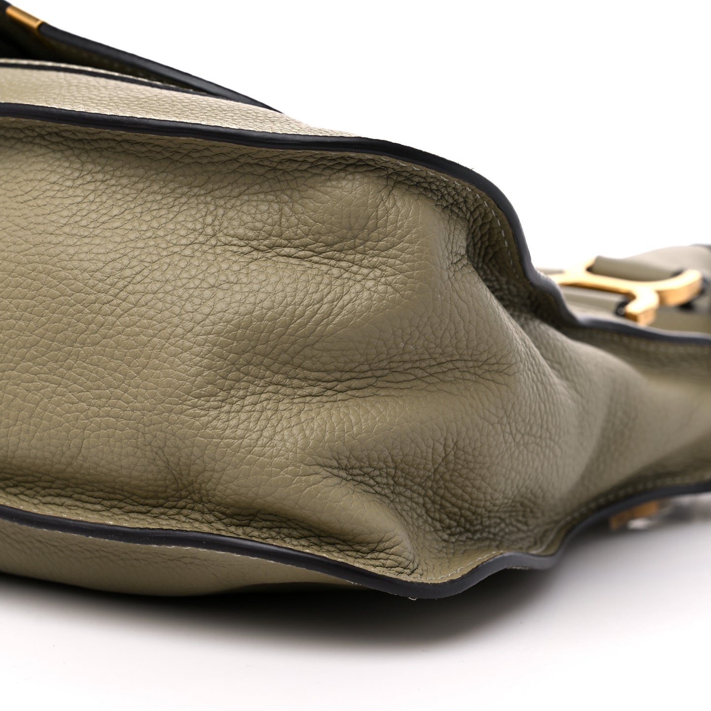 Calfskin Medium Marcie Satchel Baobab Green