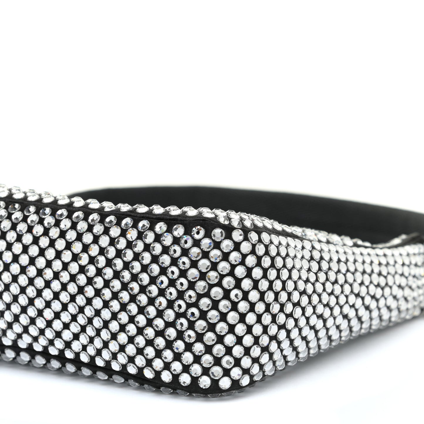 Satin Crystal Mini Re-Edition 2000 Bag Cristal