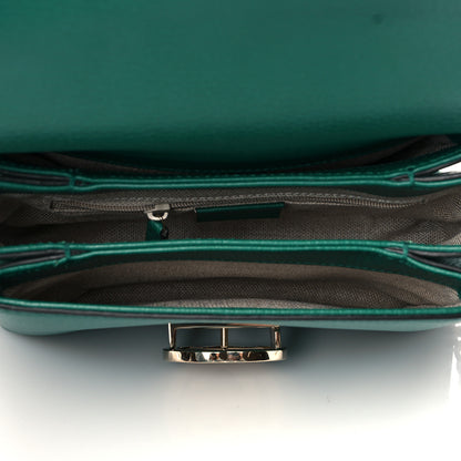 Gucci Dollar Calfskin Interlocking G Crossbody Bag Emerald 5 of 11