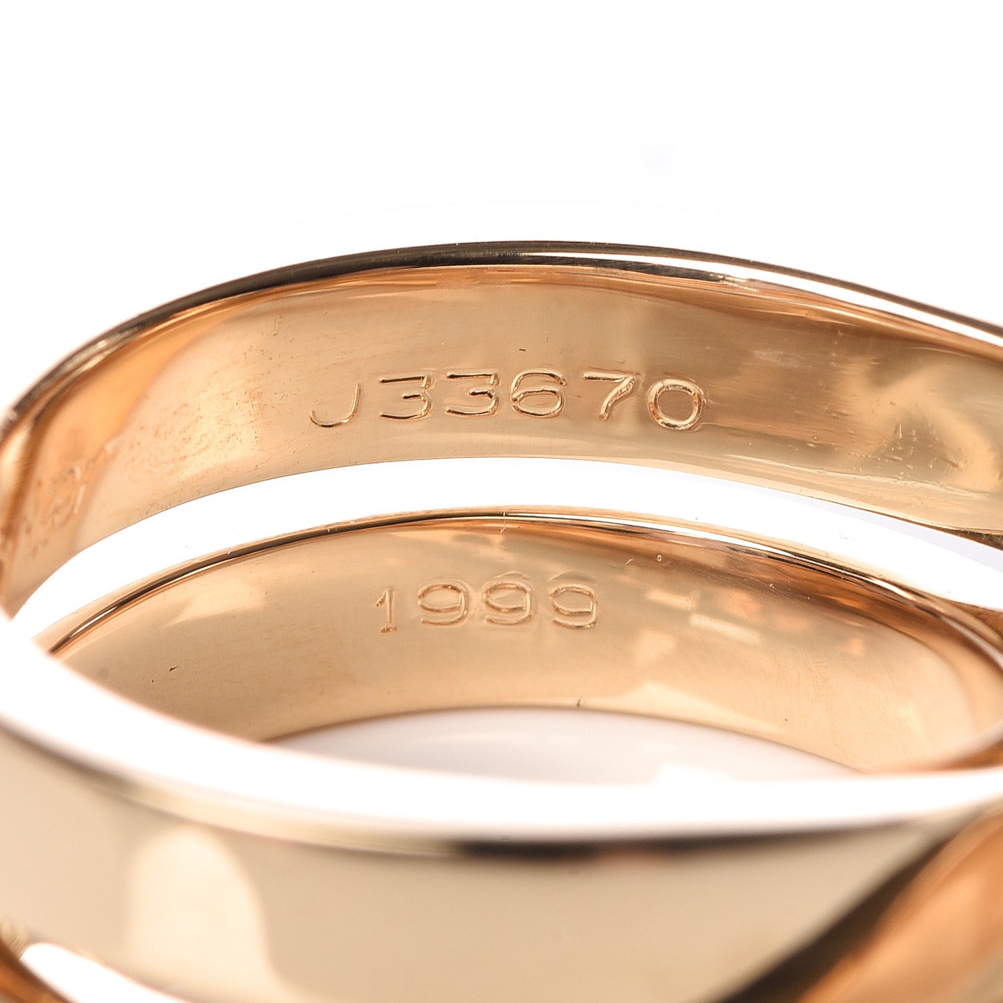 18K Yellow Gold 9mm Paris Nouvelle Vague Ring 52 6