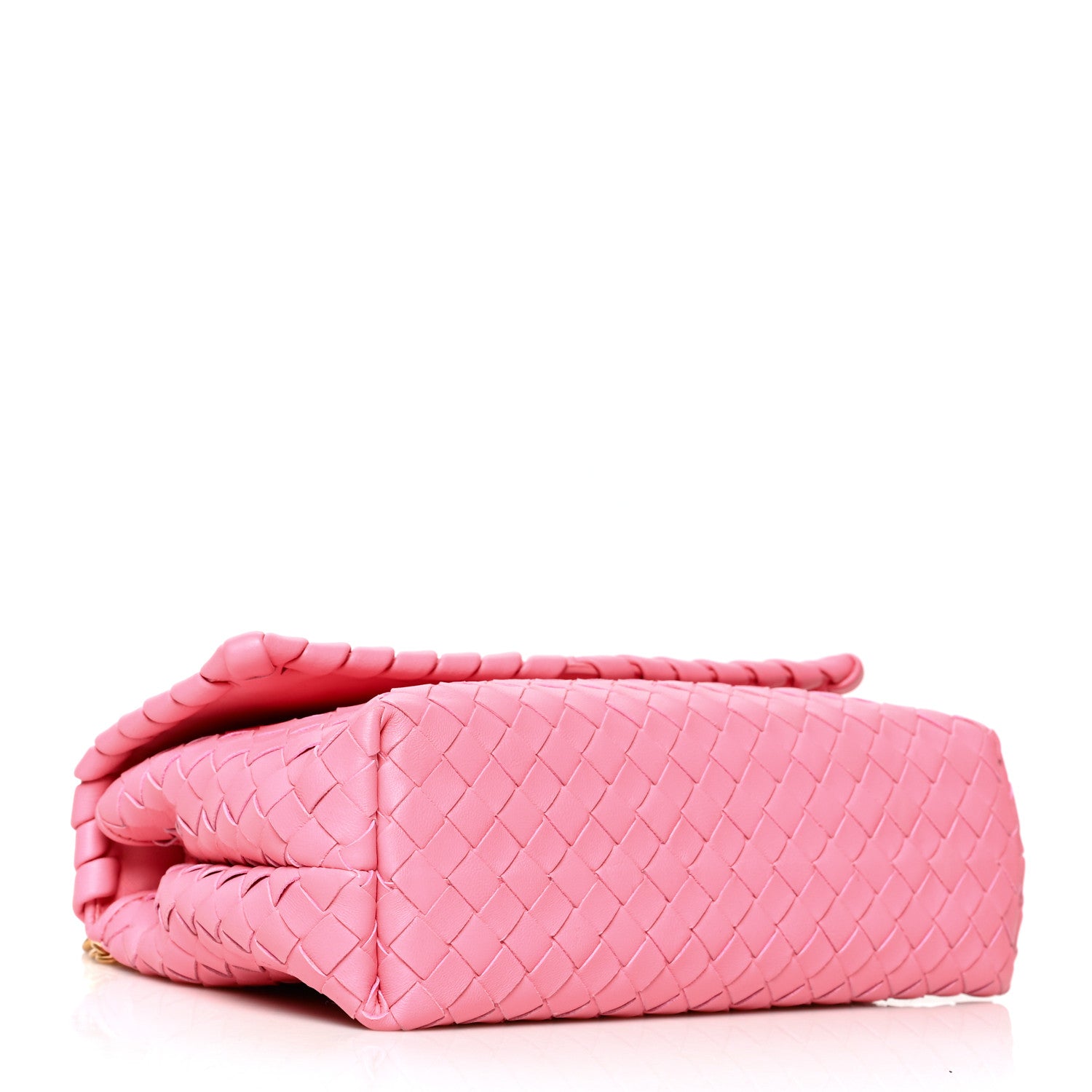 Bottega Veneta Nappa Intrecciato Baby Olimpia Shoulder Bag Antique Pink 4 of 11