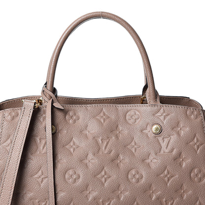 Louis Vuitton Empreinte Montaigne MM Taupe Glace 7 of 9