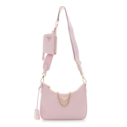 Prada Saffiano Lux Re-Edition 2005 Shoulder Bag Alabastro 1 of 13