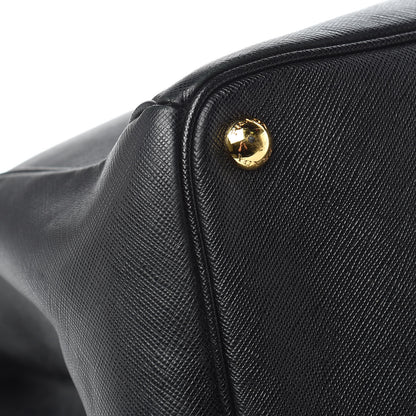 Prada Saffiano Lux Extra Large Galleria Double Zip Tote Black 16 of 19