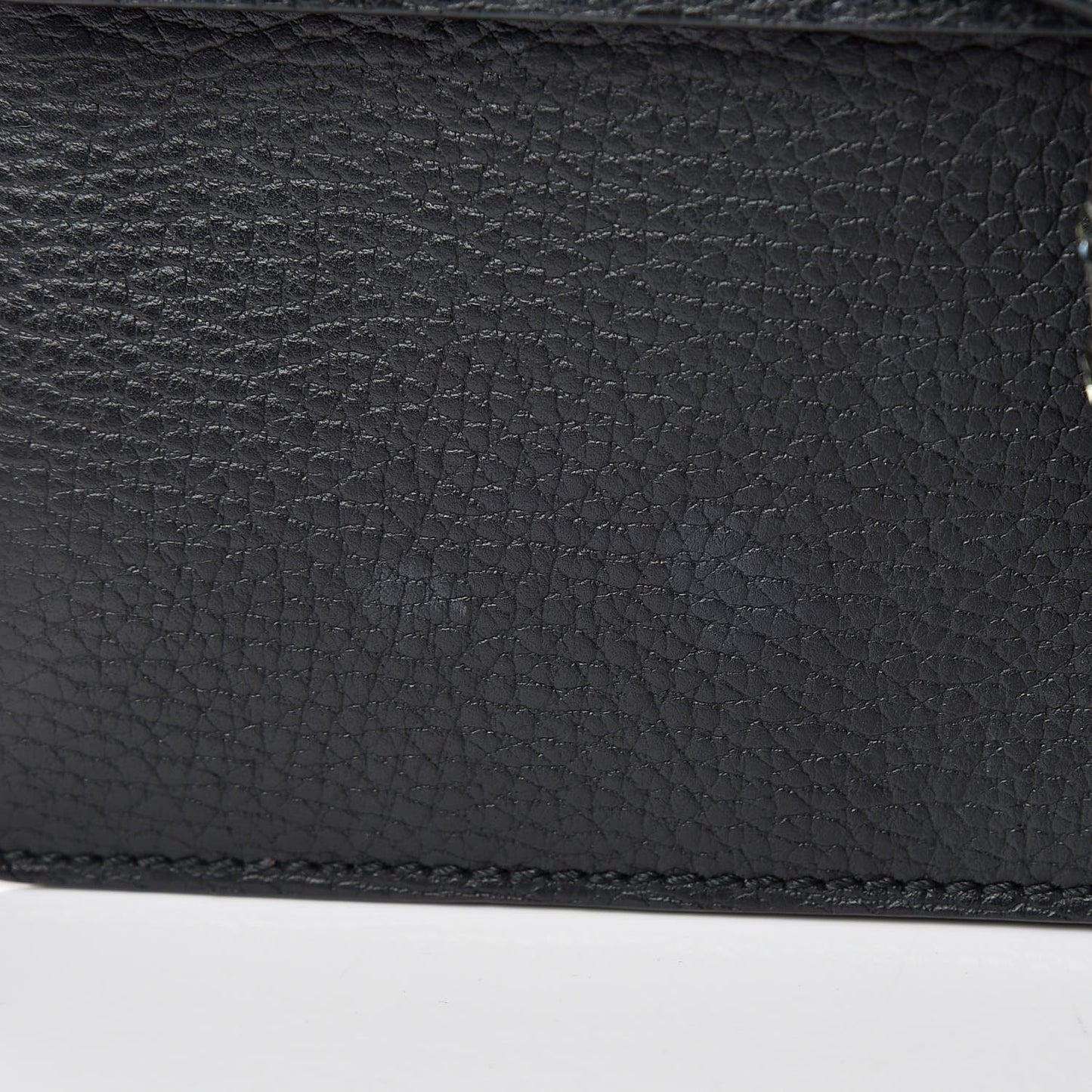 Pebbled Calfskin Small Dionysus Shoulder Bag Black