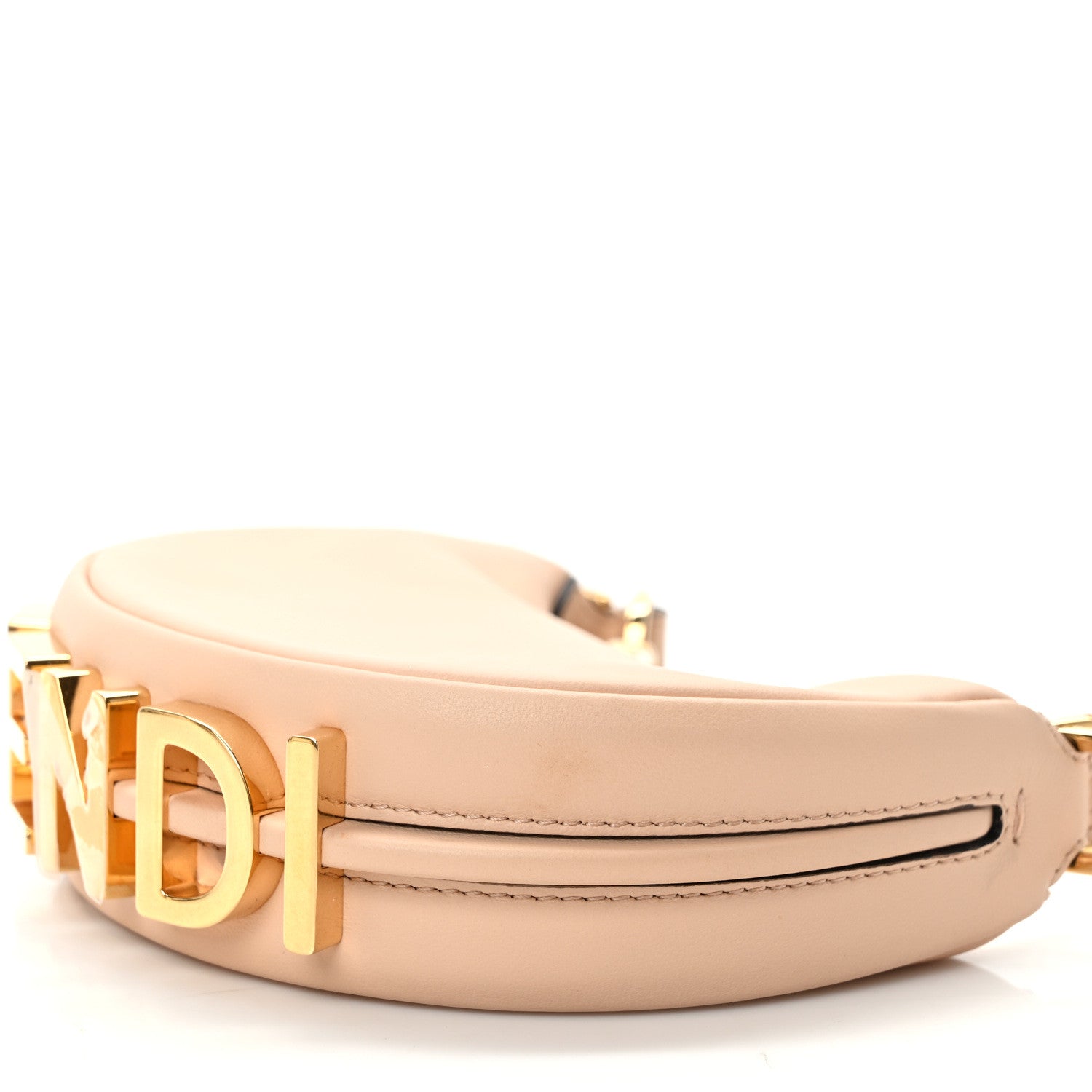 Fendi Vitello Grace Matte Nano Fendigraphy Hobo Charm Light Rose 8 of 10