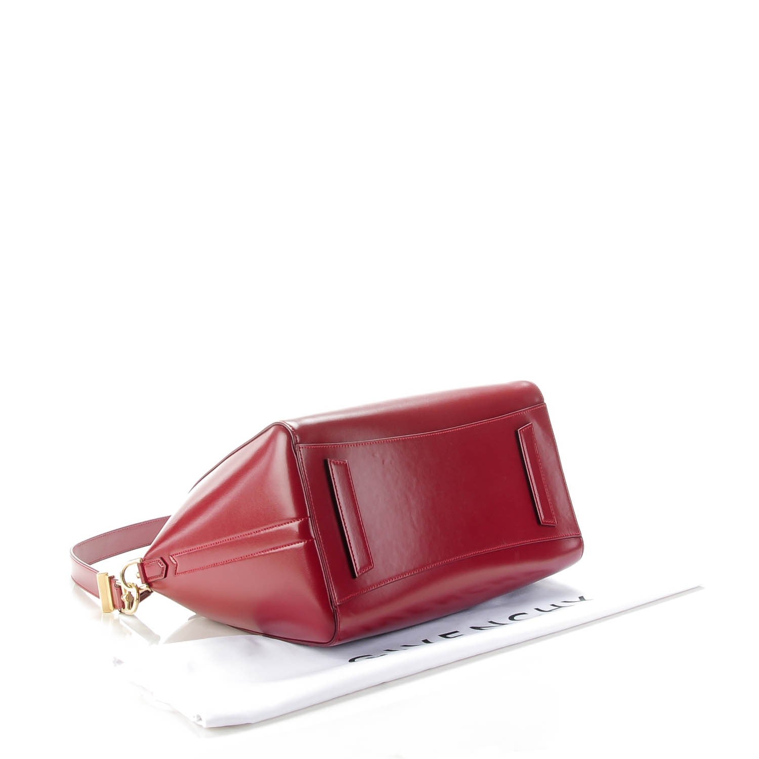 Givenchy Shiny Lord Calfskin Medium Antigona Burgundy 4 of 7