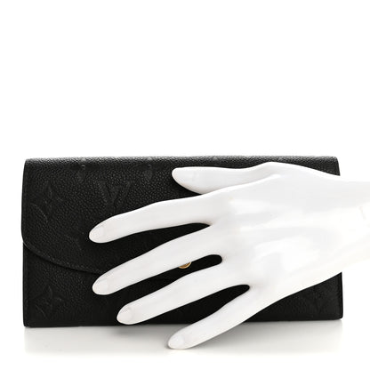 Louis Vuitton Empreinte Emilie Wallet Black Dune 2 of 8