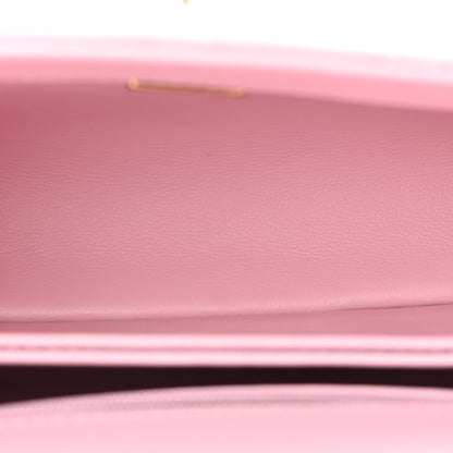 Chanel Caviar Quilted Mini Coco Handle Flap Light Pink 5 of 10