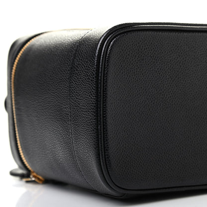Chanel Caviar Vanity Cosmetic Case Black 9 of 11